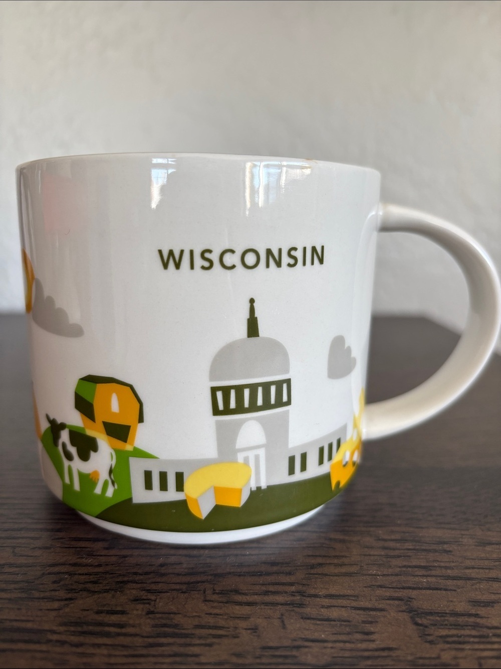 Starbucks 2017 You Are Here Collection Wisconsin Mug